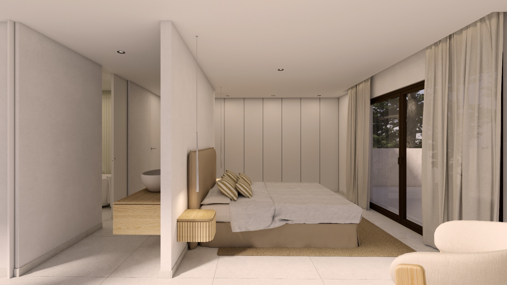WA-1J7871U - Nueva villa de estilo Ibicenco en venta cerca Moraira