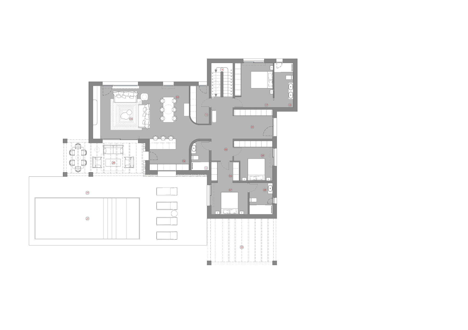 WA-1J7871U - Nueva villa de estilo Ibicenco en venta cerca Moraira