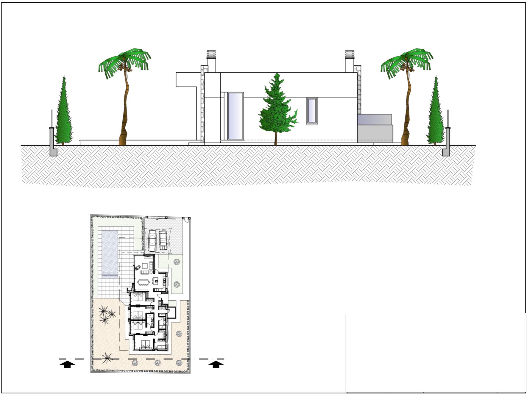 Proyecto de villa moderna en venta en Calpe