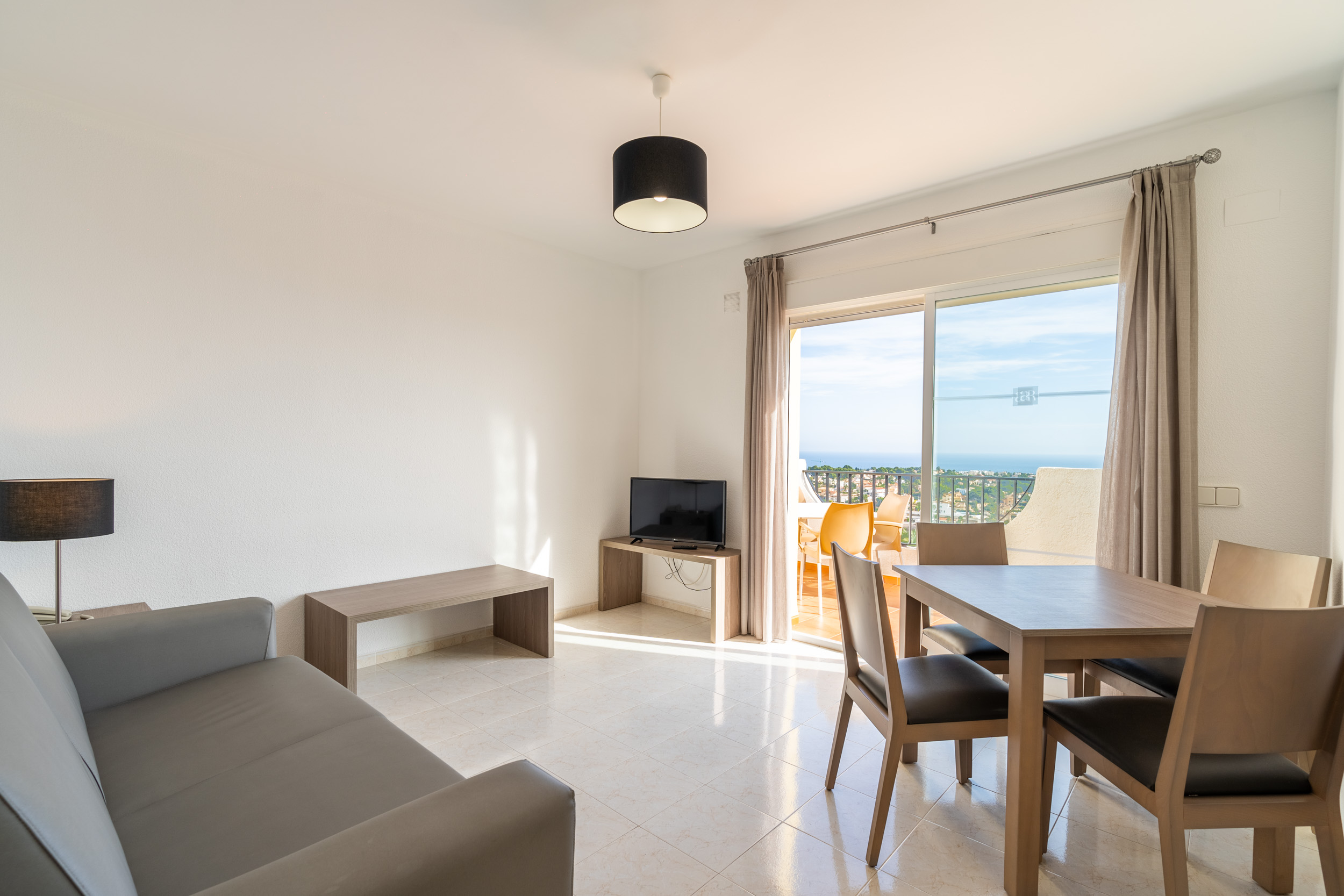 Various 1 bedroom sea view bungalows for sale in Calpe
