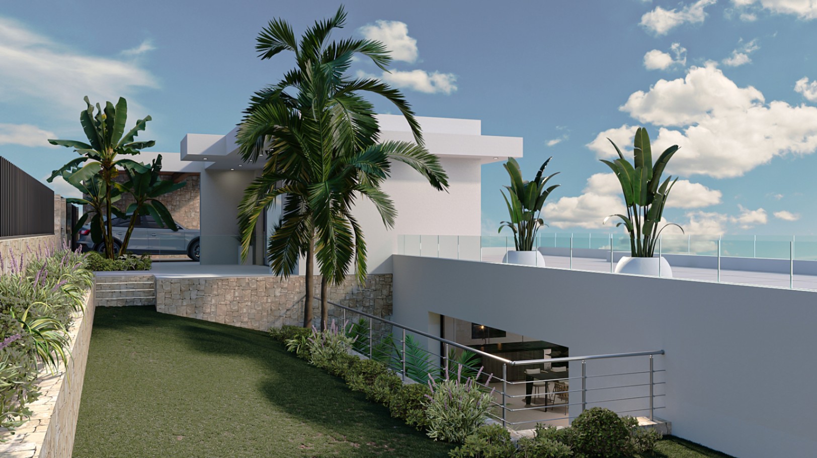 Prachtige villa met zeezicht te koop in Calpe