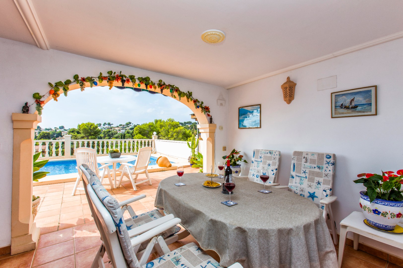 Villa with sea view for sale in Benissa