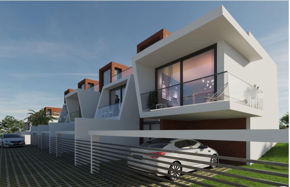New, modern terraced houses for sale in Calpe