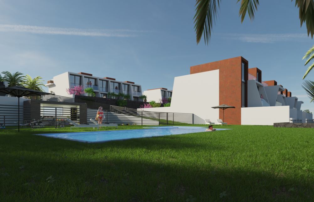 New, modern terraced houses for sale in Calpe