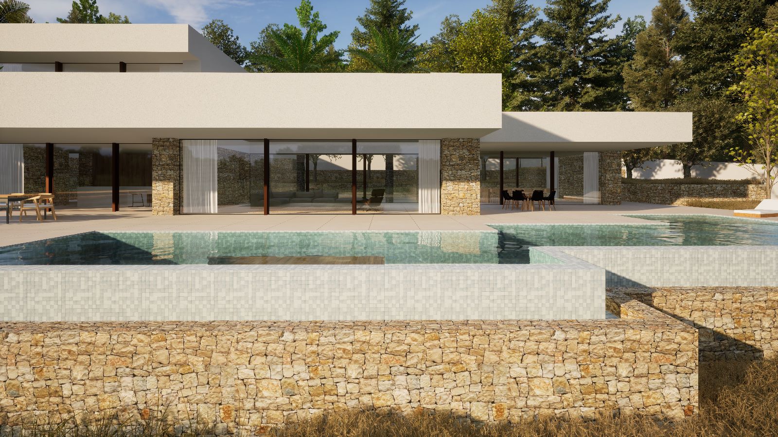 Very luxurious sea view villa for sale in Moraira