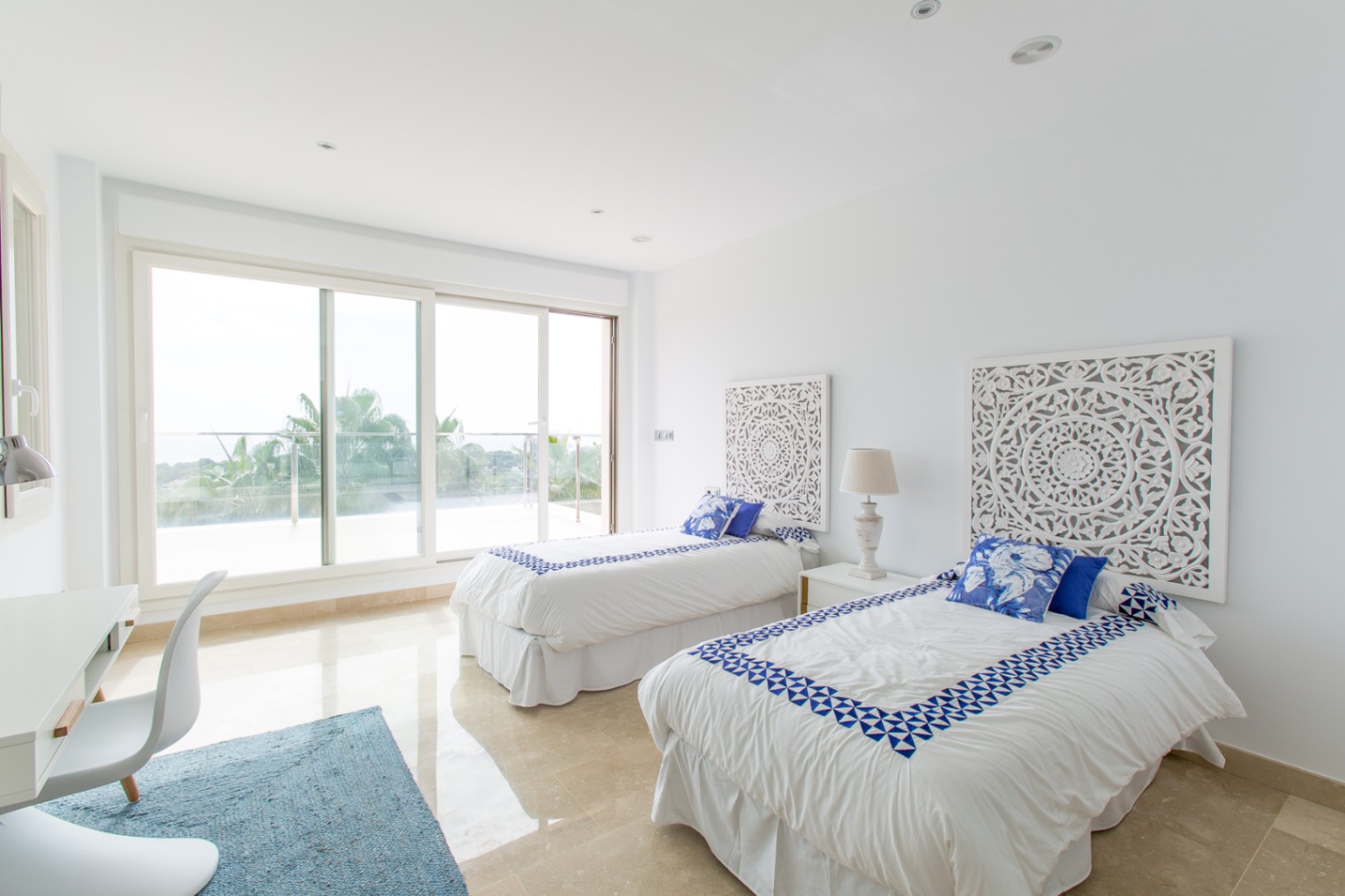 Luxueuze, moderne zeezicht villa te koop in Moraira