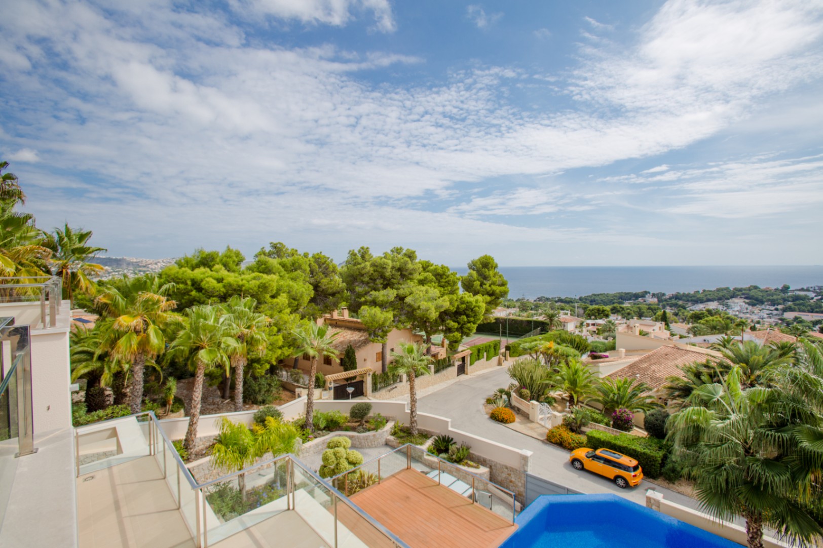 Luxueuse villa moderne avec vue sur la mer à vendre à Moraira