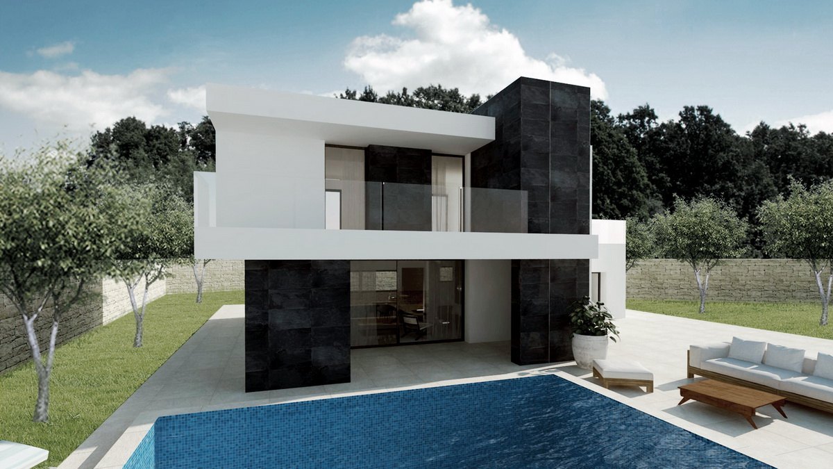 Modern villa project for sale in Benissa