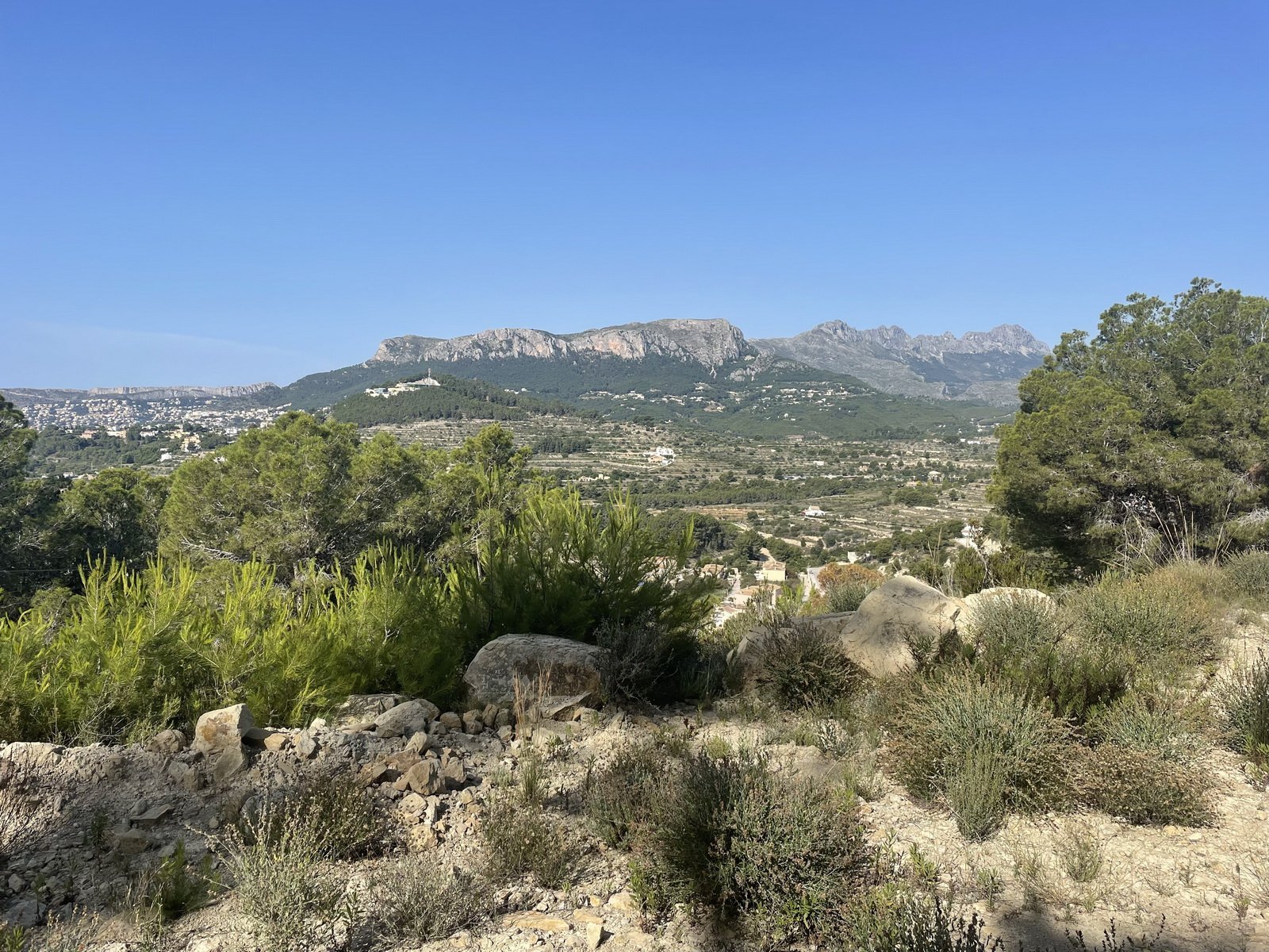 Double plot with fantastic views for sale in Calpe