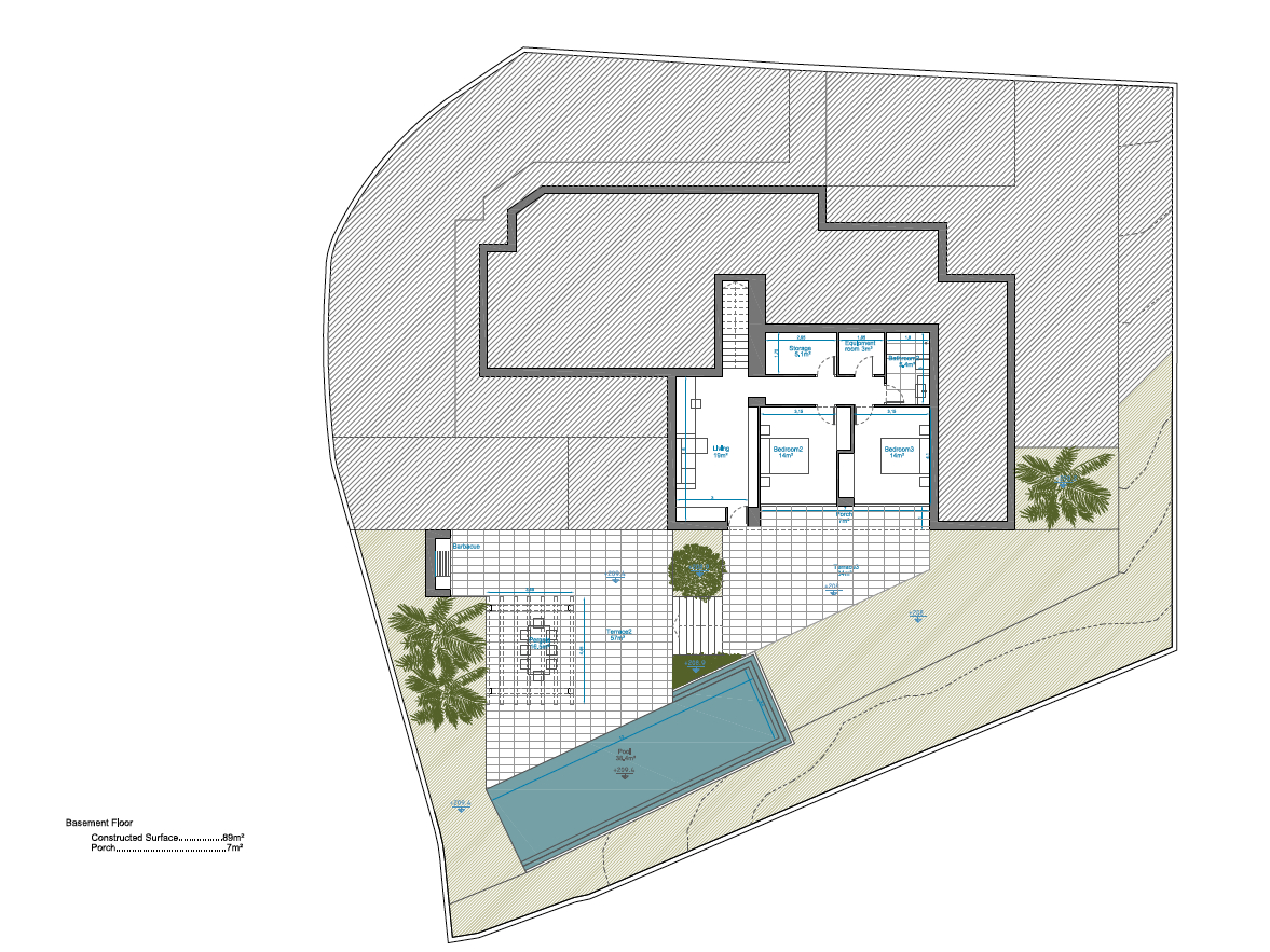 Modern projet de villa avec vue sur mer à vendre à Benitachell
