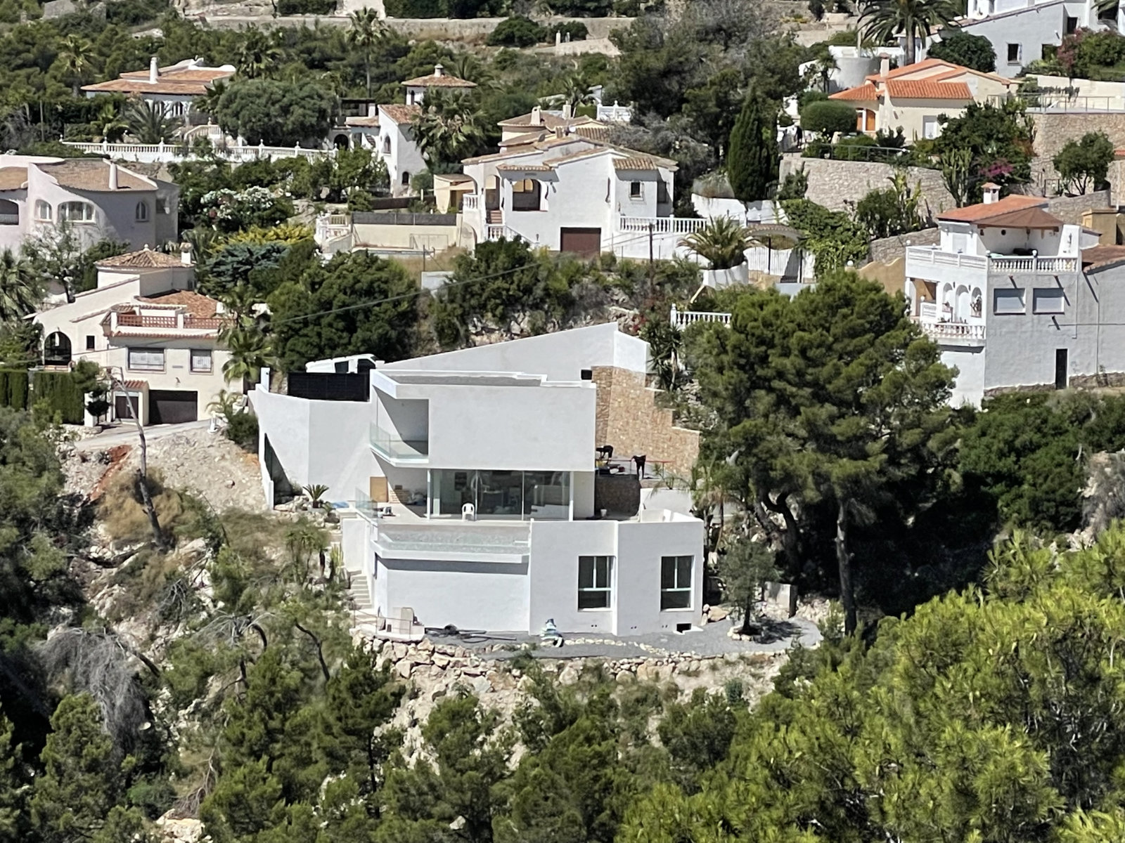 Villa moderna con vista al mar en venta en Benissa
