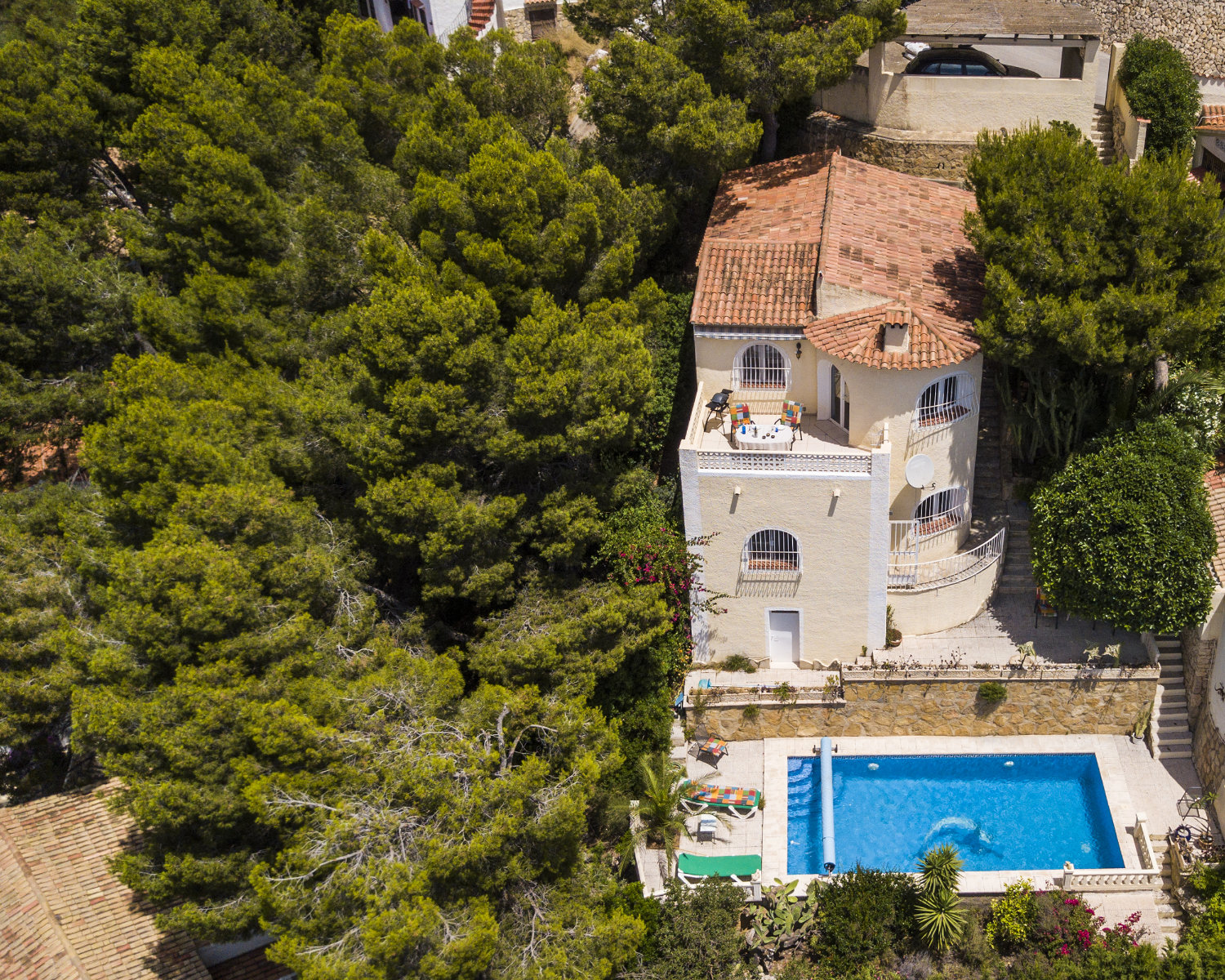 Villa con impresionantes vistas al mar en venta en Benissa