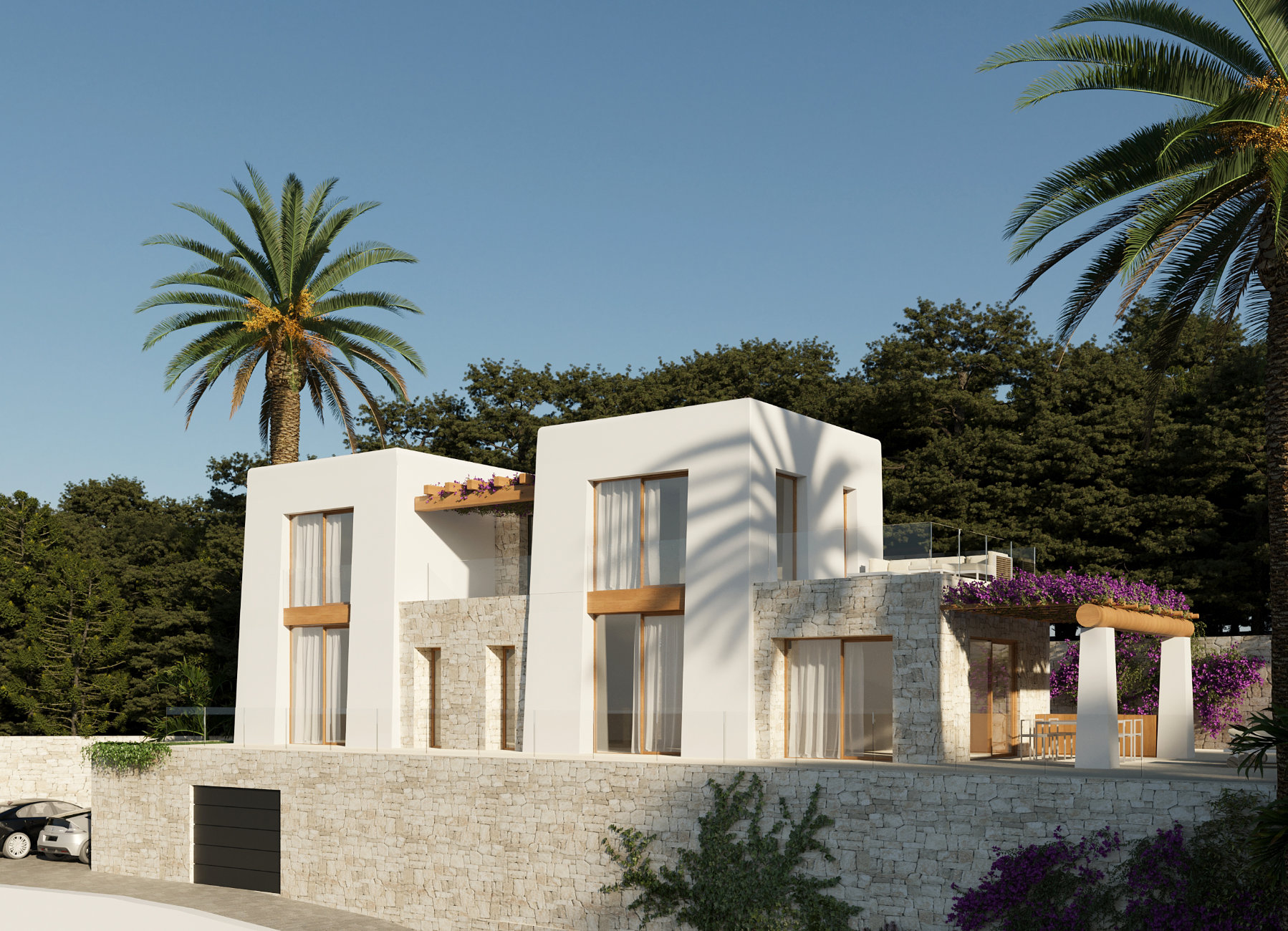Projet de villa avec vue fantastique sur la mer à vendre à Benissa