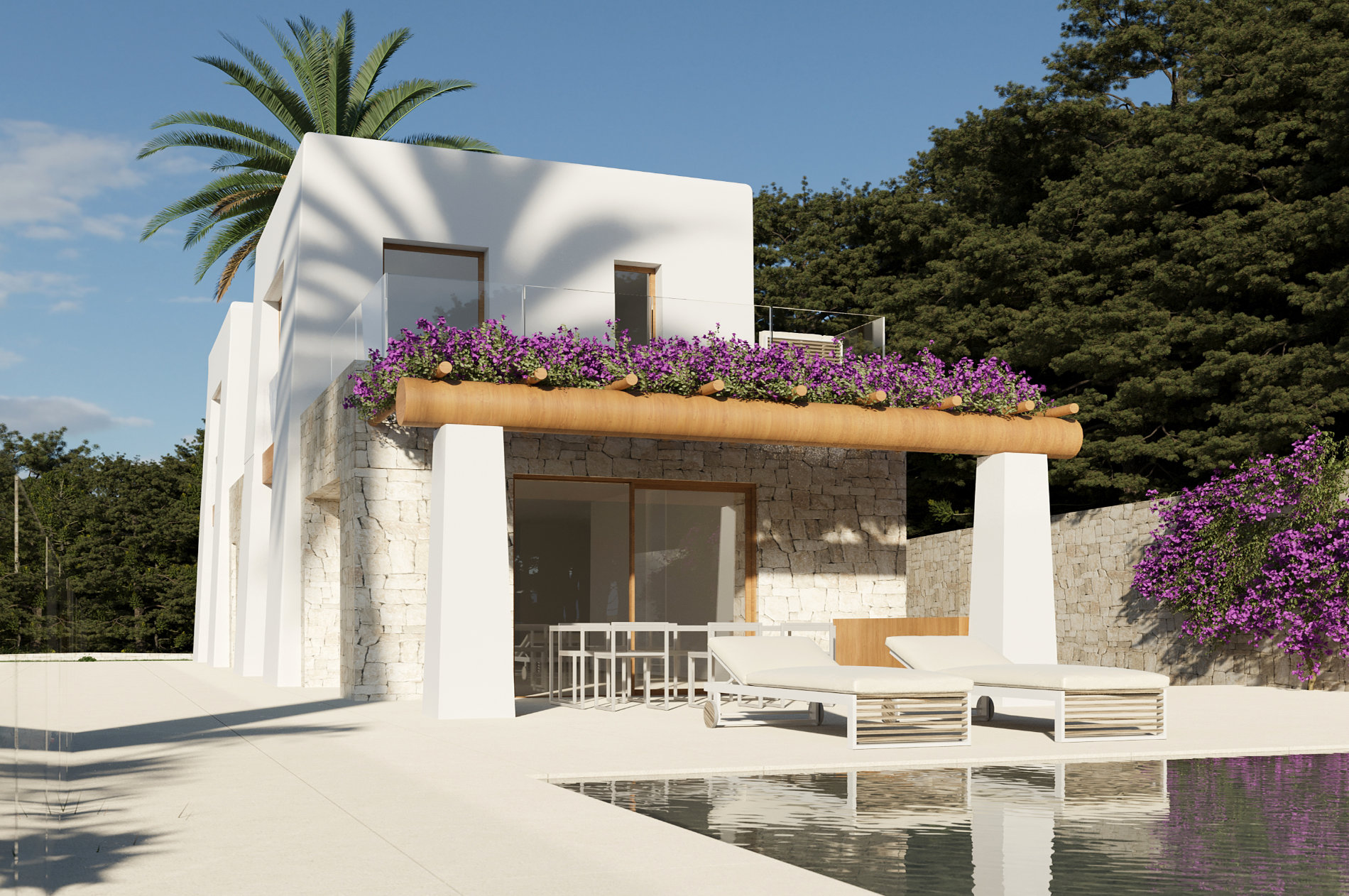 Proyecto de villa con fantástica vista al mar en venta en Benissa