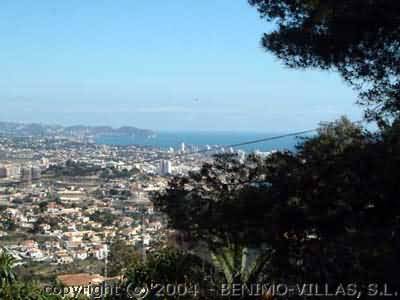 Building plot with stunning seaview for sale in Calpe